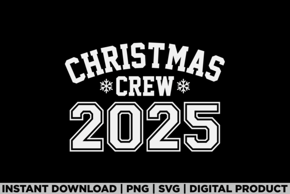 Christmas Crew 2025 Family Matching Tee