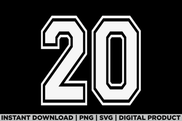 Number 20 Birthday Varsity Sports Team
