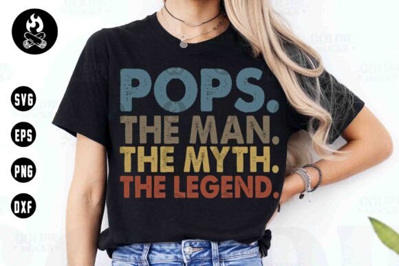 Pops SVG: Bold Graphics for T-Shirt Designs