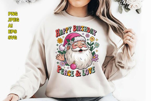 Retro Santa Claus T-Shirt Graphics